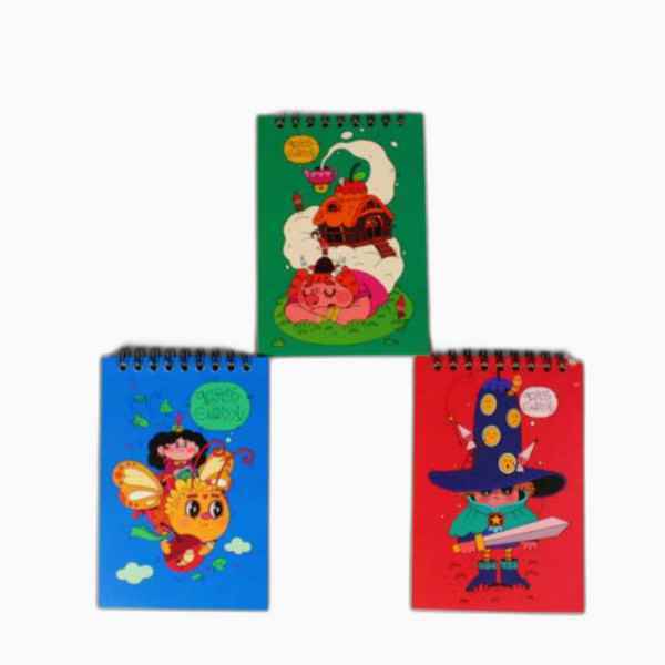 یادداشت 80 برگ فنر بالا 913 کاغذ کرافت فانتزی کاغذ باد