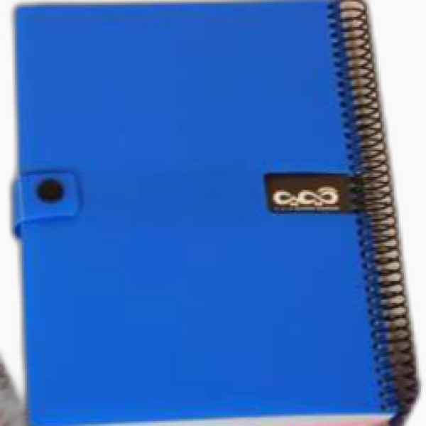 دفتر 140 برگ وزیری دکمه دار طلقی 1623 کیمیا