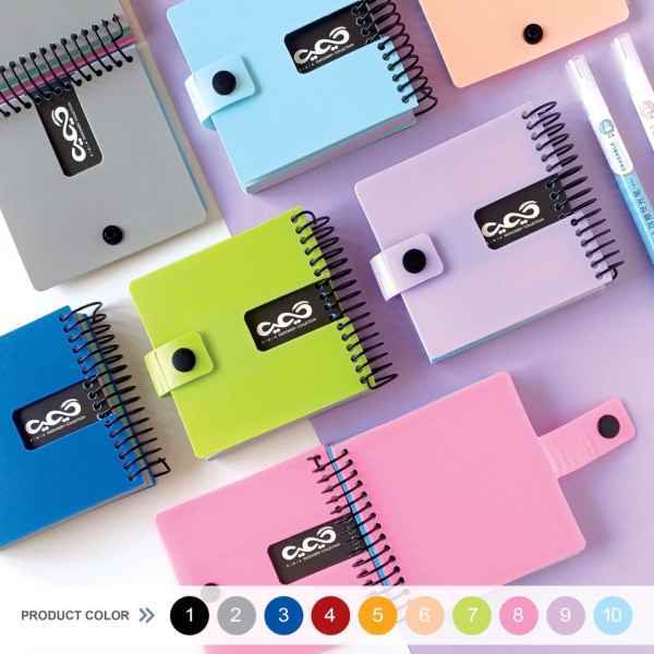 یادداشت 140 برگ 1010 دکمه دار طلقی کیمیا تک جلدی