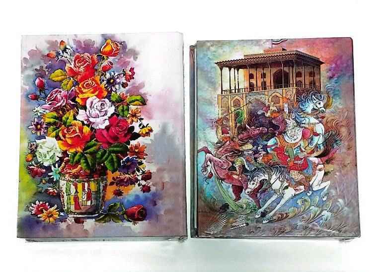 کلاسور 20 حلقه قفل فلزی طرفه تک جلدی