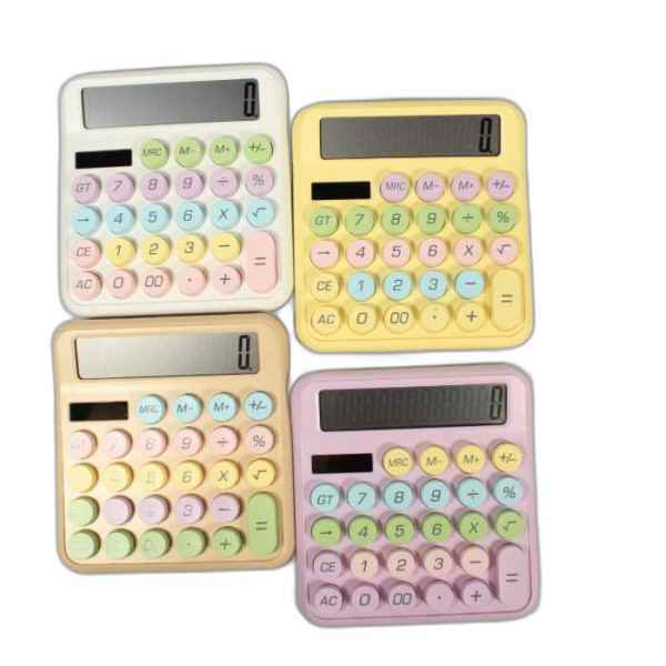 ماشین حساب 12 رقمی رنگی 2208b صبا تک عددی