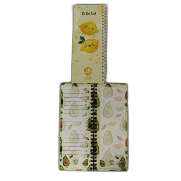 دفتر لیست انجام کار فنر بغل 821 طرح میوه هنوت تک جلدی