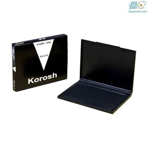 استامپ مشکی بزرگ نمره 2 کوروش 6 عدد