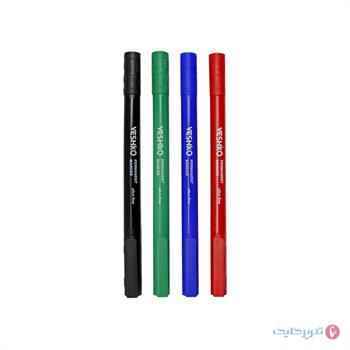 ماژیک سی دی رنگ جور دو سر pm808 وشکو بسته 12عددی