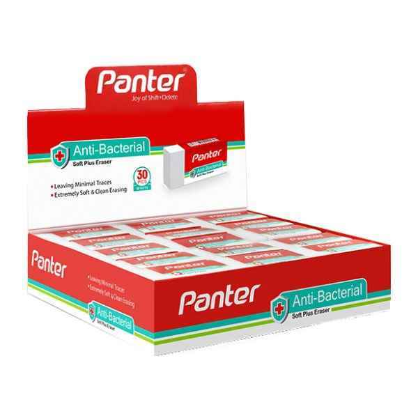 پاک کن قرمز آنتی باکتریال مدل  e139 پنتر 20 عددی