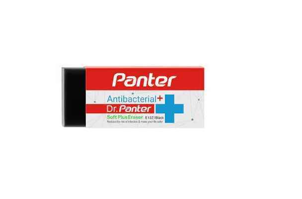 پاک کن مشکی آنتی باکتریال مدل e136 پنتر 30 عددی