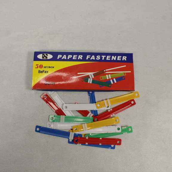 گیره پوشه قفل پلاستیکی رنگی صبا بسته 50 عددی