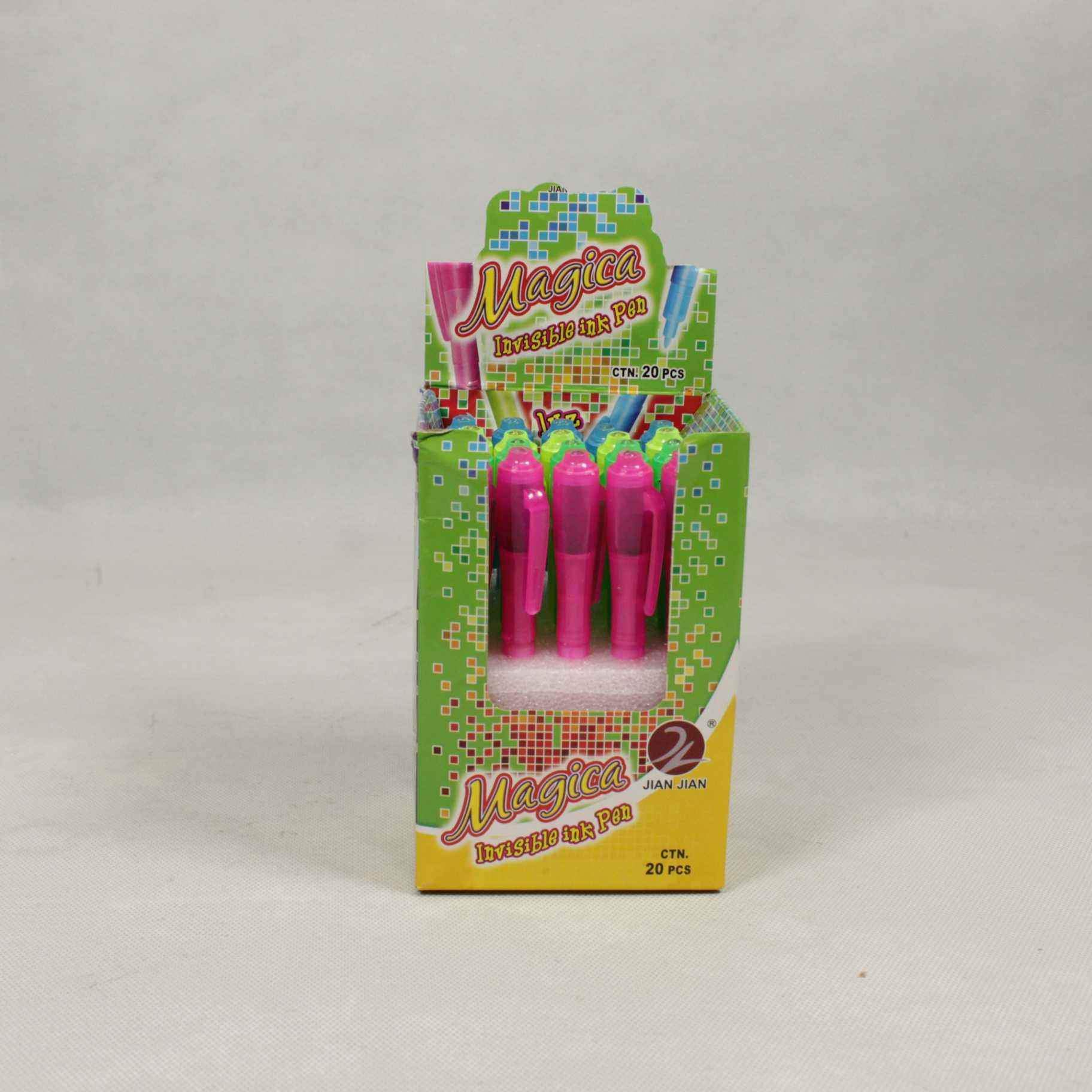 ماژیک نامرئی رنگی چراغدار صبا 20 عددی