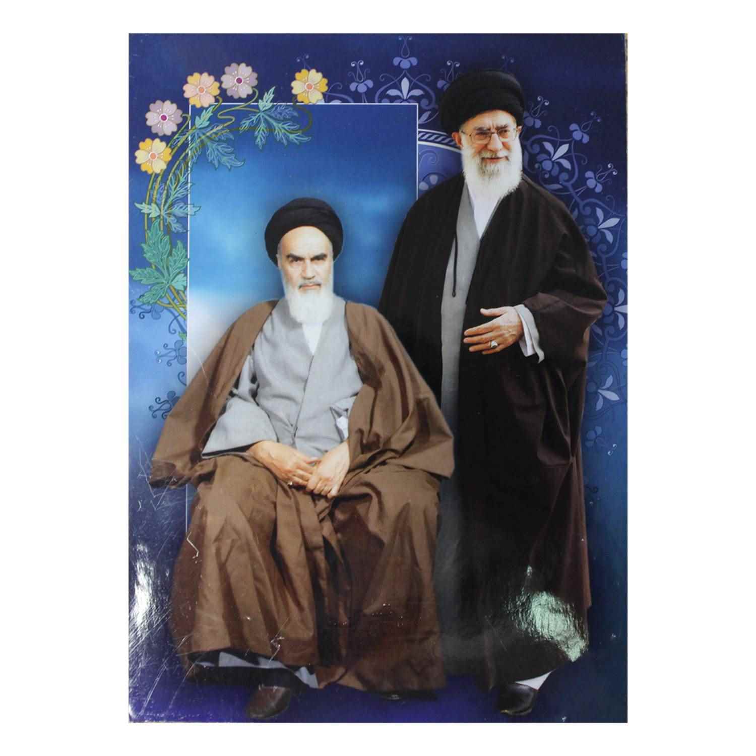تابلو شاسی رومیزی طرح رهبر شهید و امام خمینی 1217 کد 1