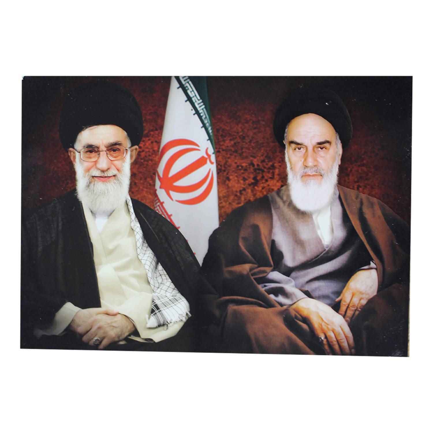 تابلو شاسی رومیزی طرح رهبر شهید و امام خمینی 1217 کد 2