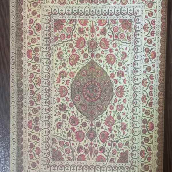 دفتر 40 برگ شطرنجی رقعی دوختی طرح دار فرم