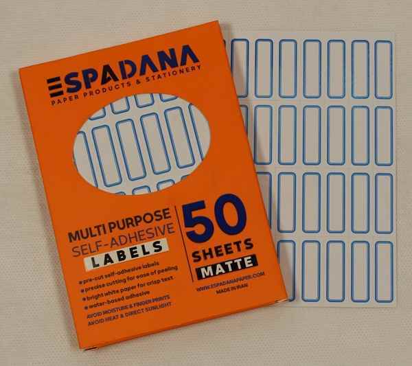 برچسب 32 عددی  دورآبی 12-535 میلیمتر کد 103 اسپادانا 50 برگی