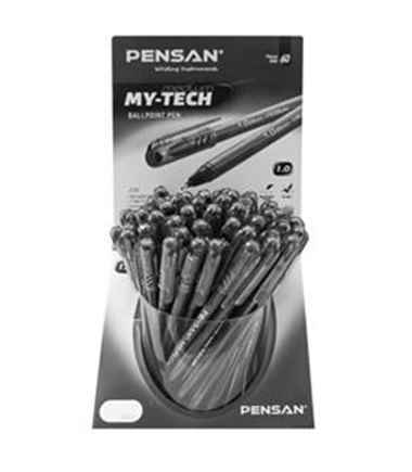 خودکار مشکی نوک 0-7 کریستالی 2240 پن سان 60 عددی