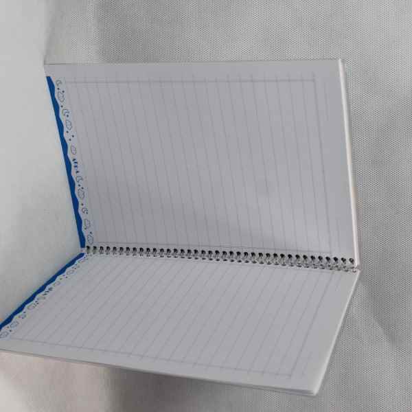 دفتر 40 برگ مجلد ابرا تک جلدی