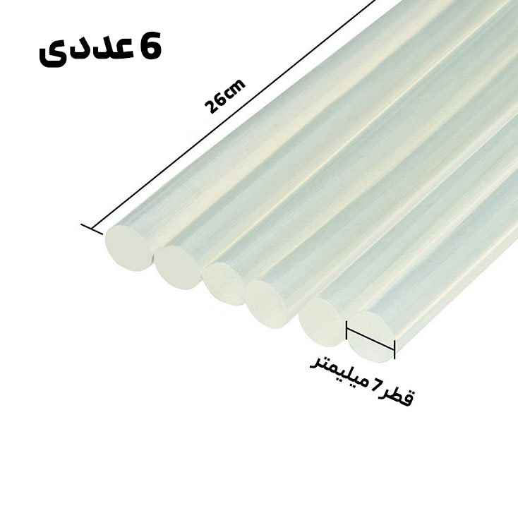 چسب حرارتی شفاف 7 میل 26 سانتی جکسون 1 کیلویی