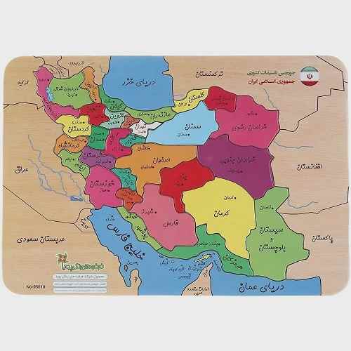 پازل نقشه ایران نیکان
