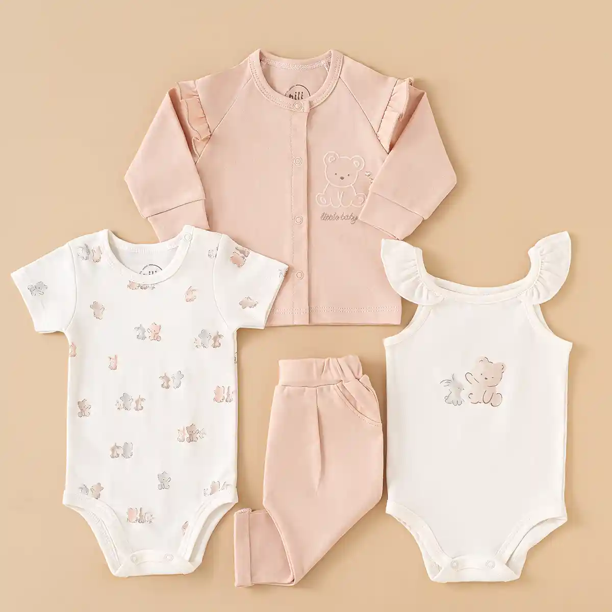 ست 13 تیکه بیمارستانی طرح خرگوش و دوستان کد 3992