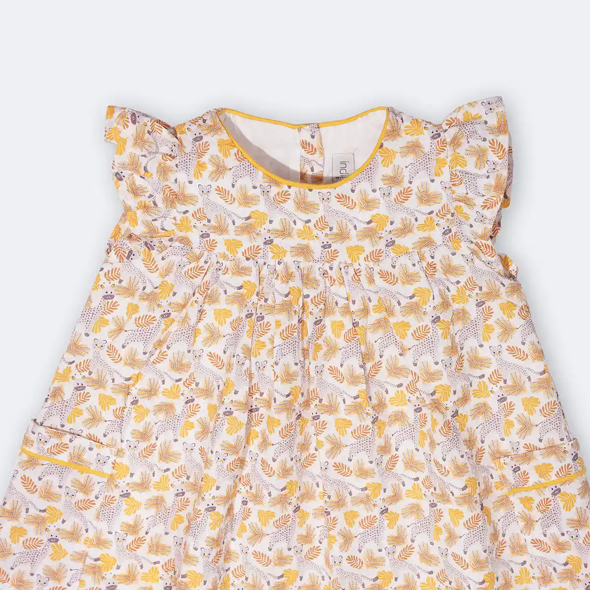 پیراهن دخترانه با تل طرح ریما کد 14145