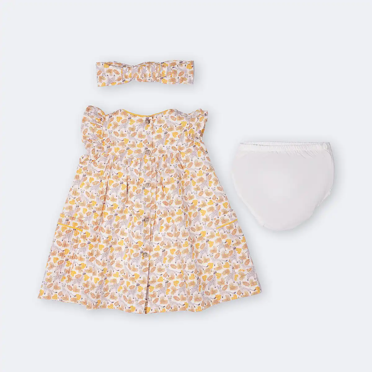 پیراهن دخترانه با تل طرح ریما کد 14145