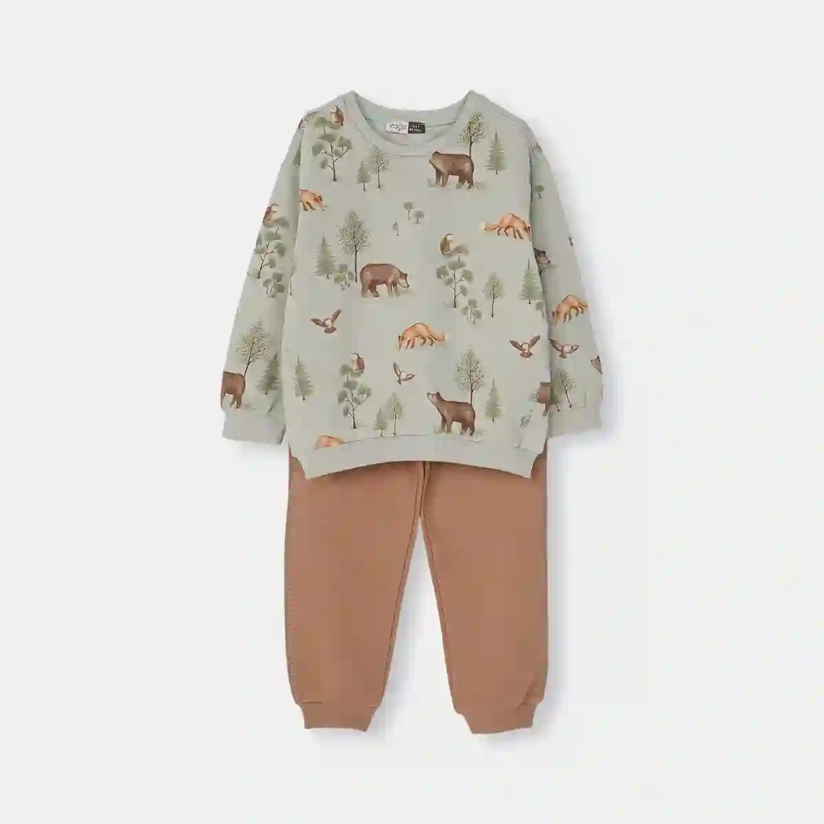 بلوز آستین بلند و شلوار پسرانه طرح راکی کد 242171